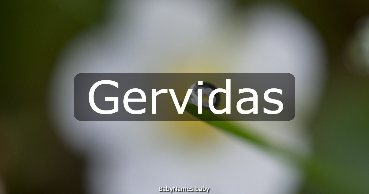 Gervidas