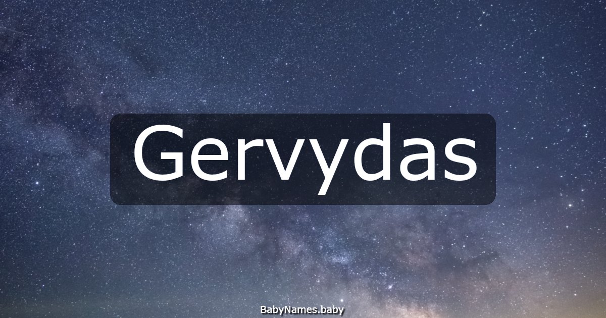 Gervydas