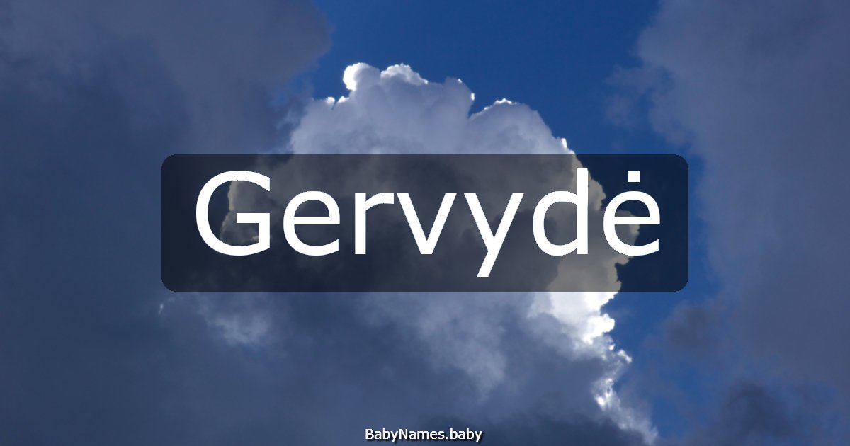 Gervydė