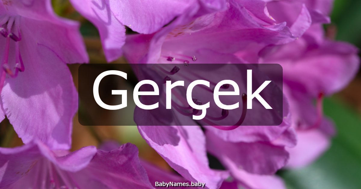 Gerçek