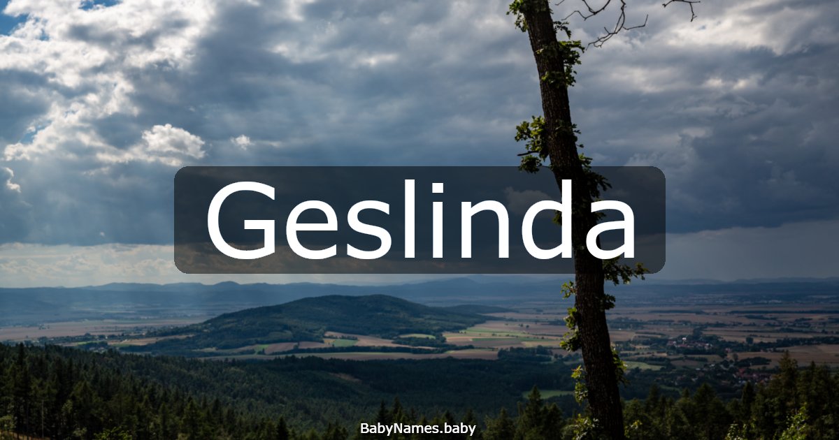 Geslinda