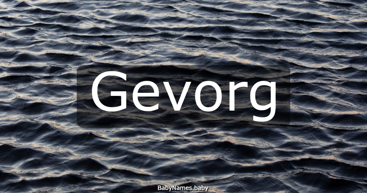 Gevorg
