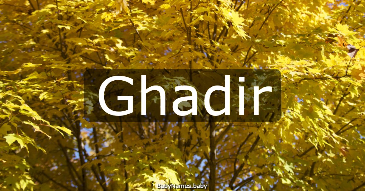 Ghadir