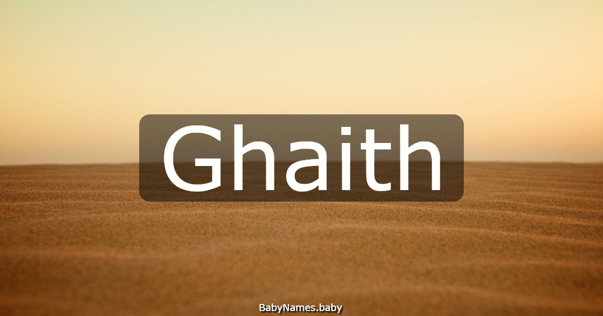 Ghaith
