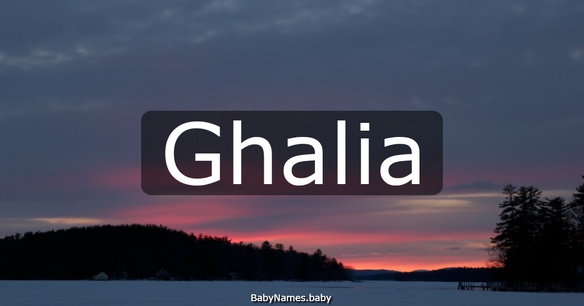 Ghalia