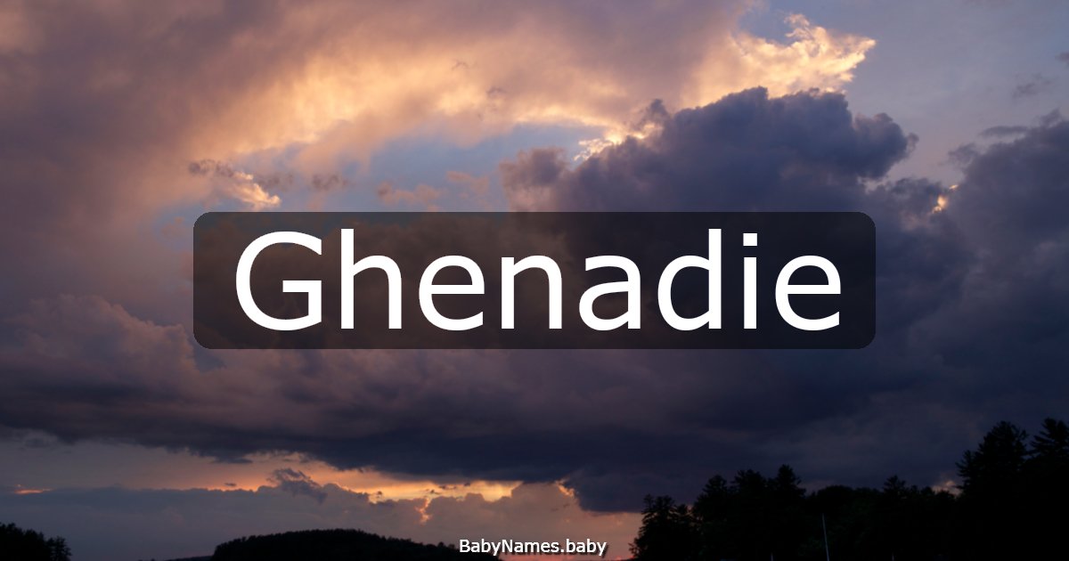 Ghenadie