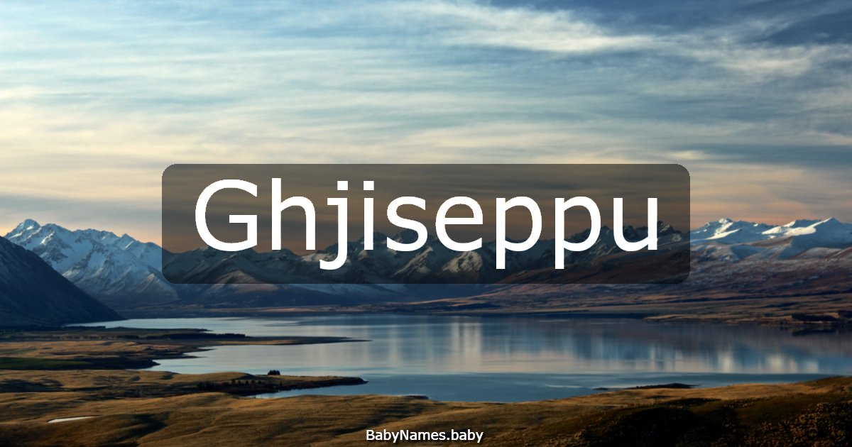 Ghjiseppu