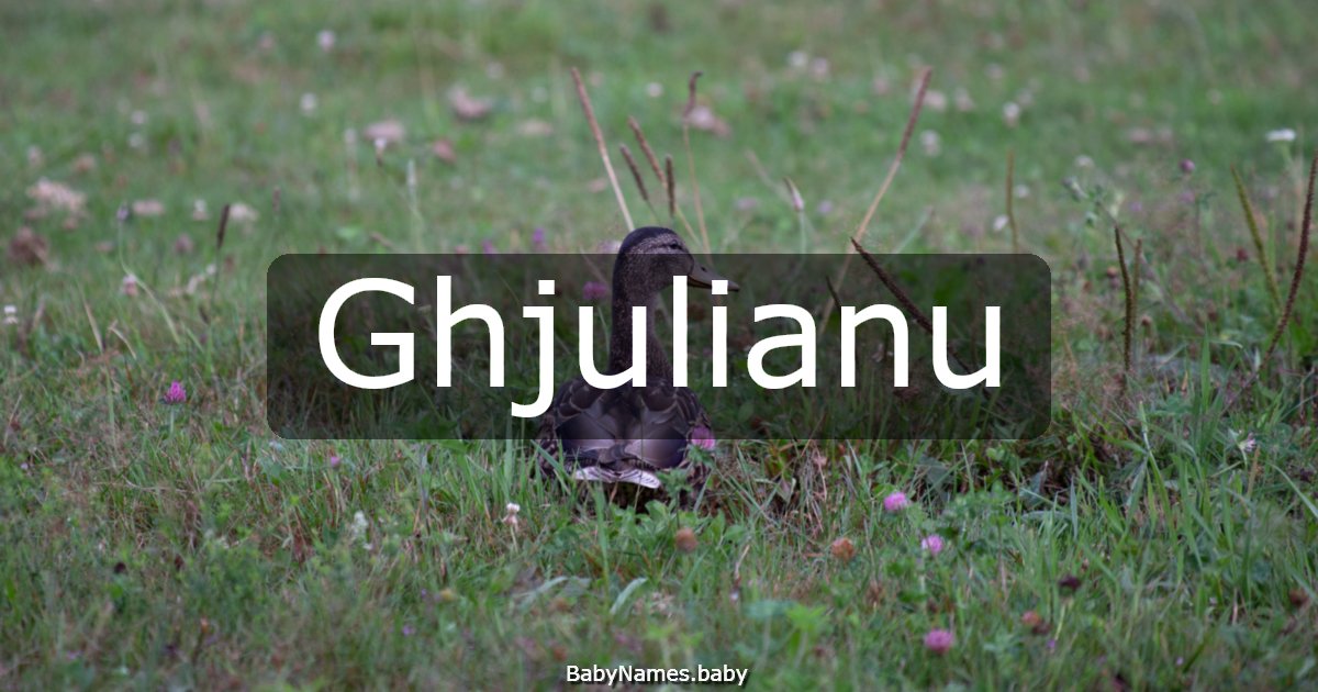 Ghjulianu