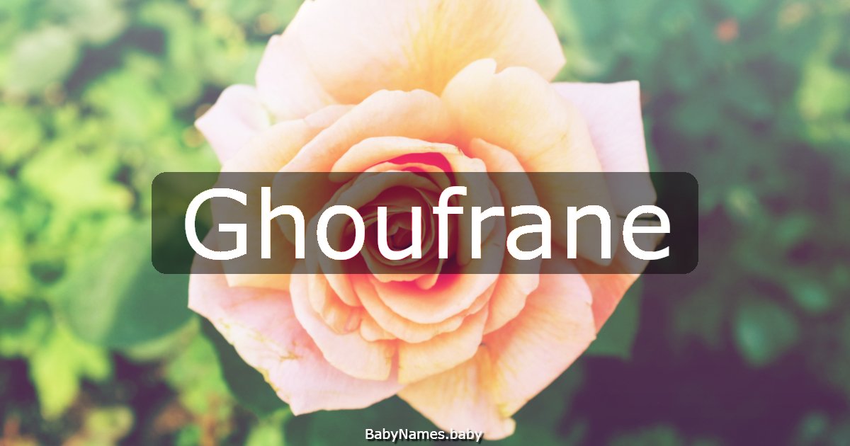 Ghoufrane