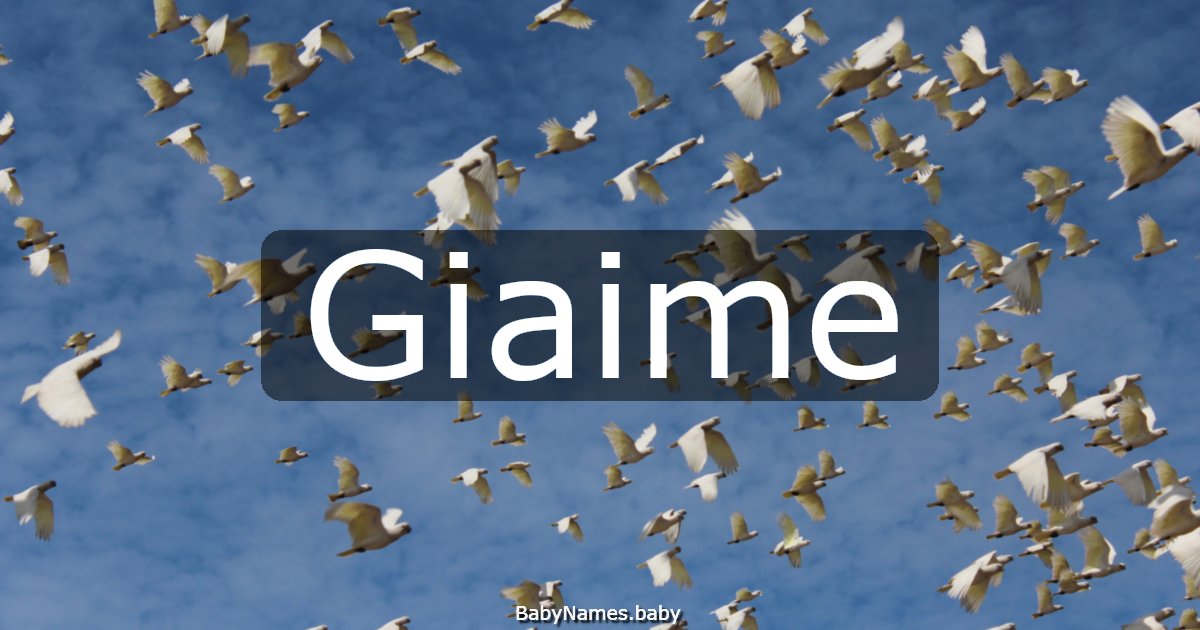 Giaime