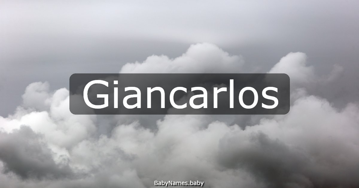 Giancarlos