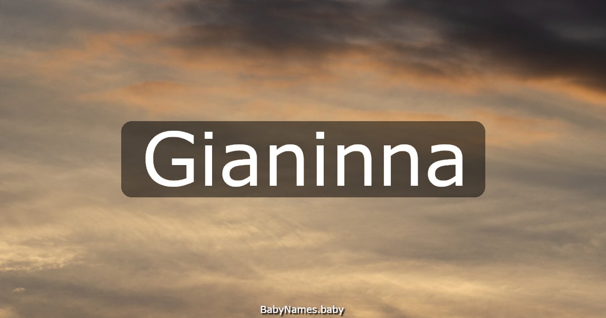 Gianinna