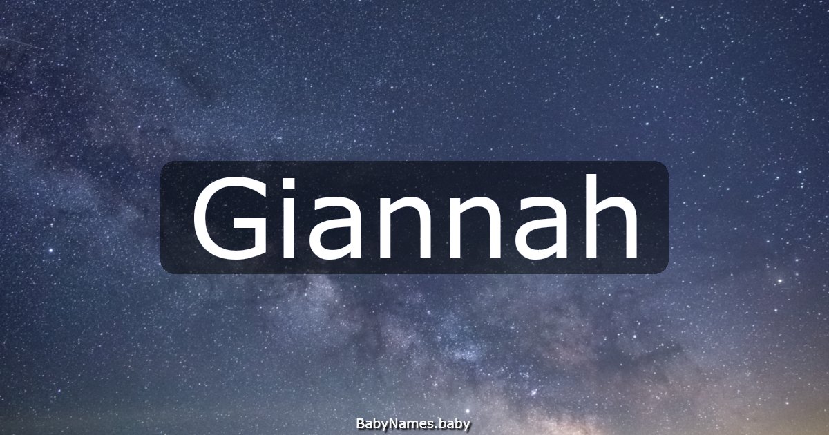 Giannah