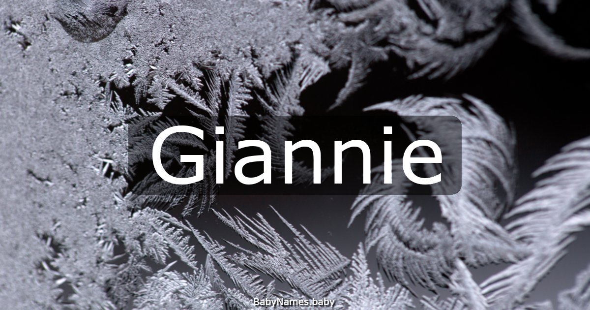 Giannie