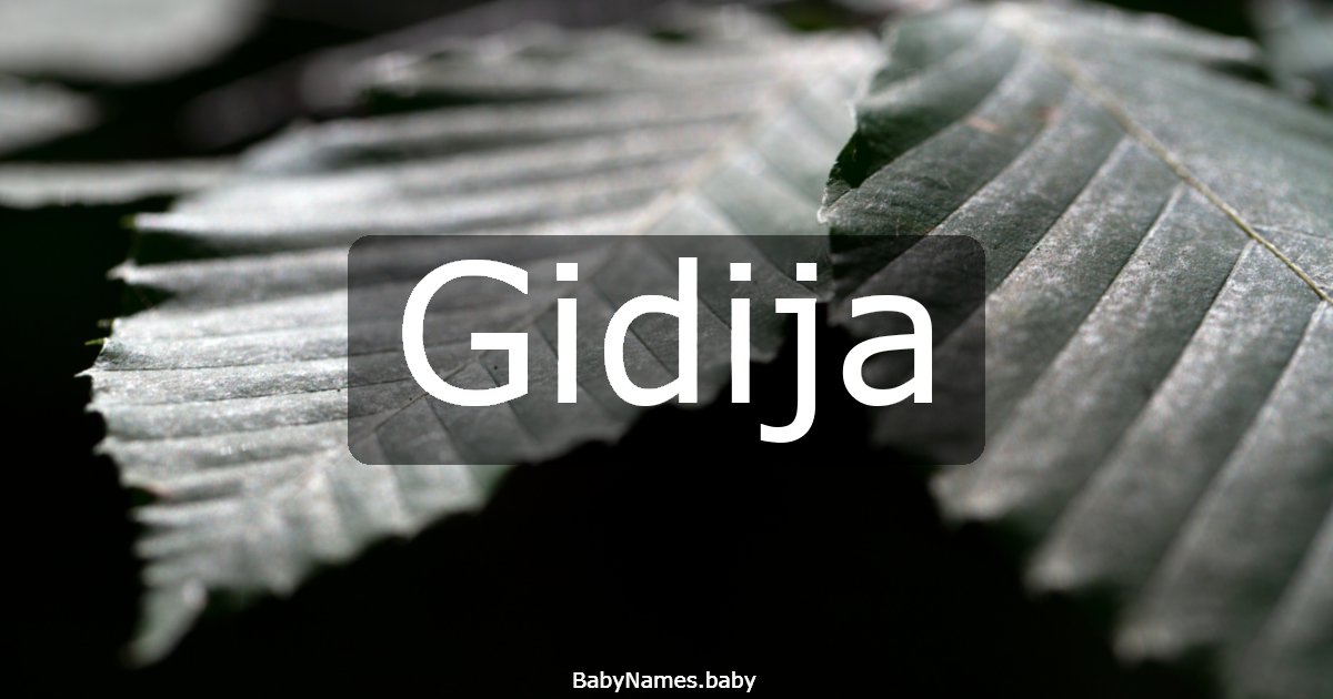 Gidija