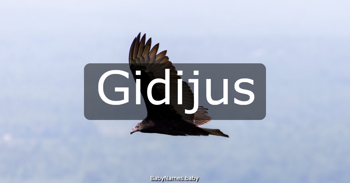 Gidijus