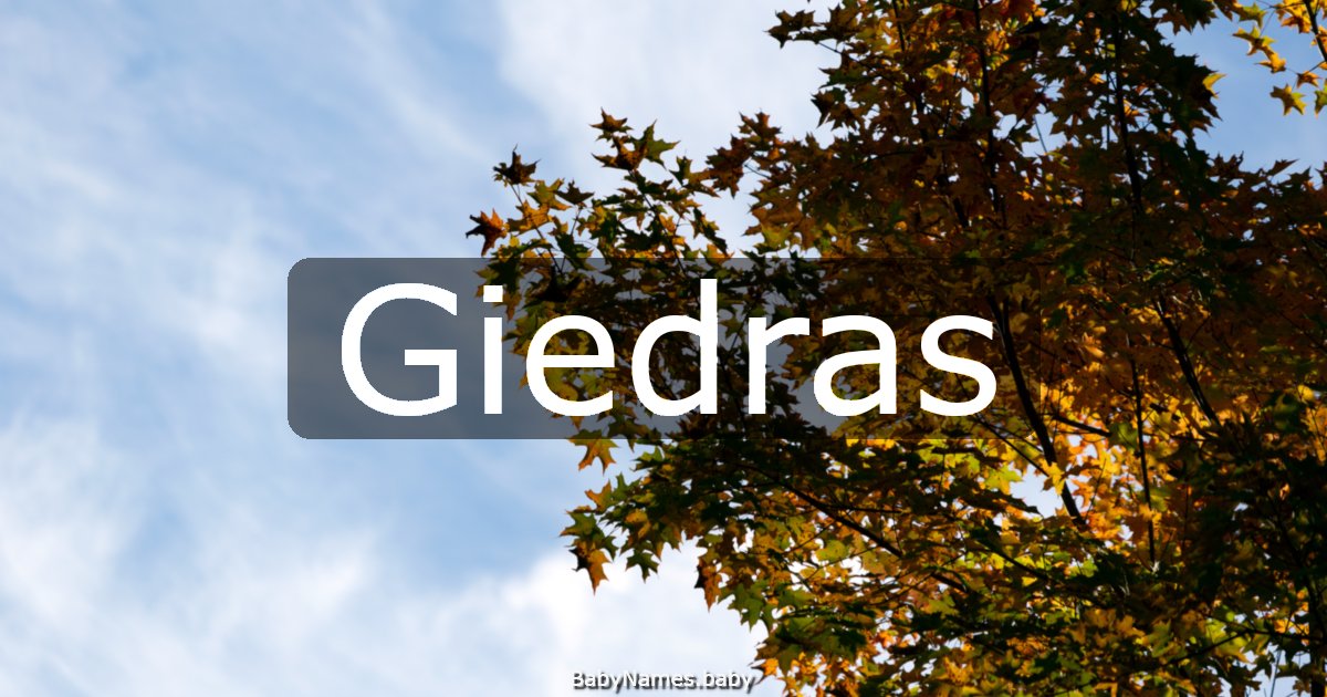 Giedras