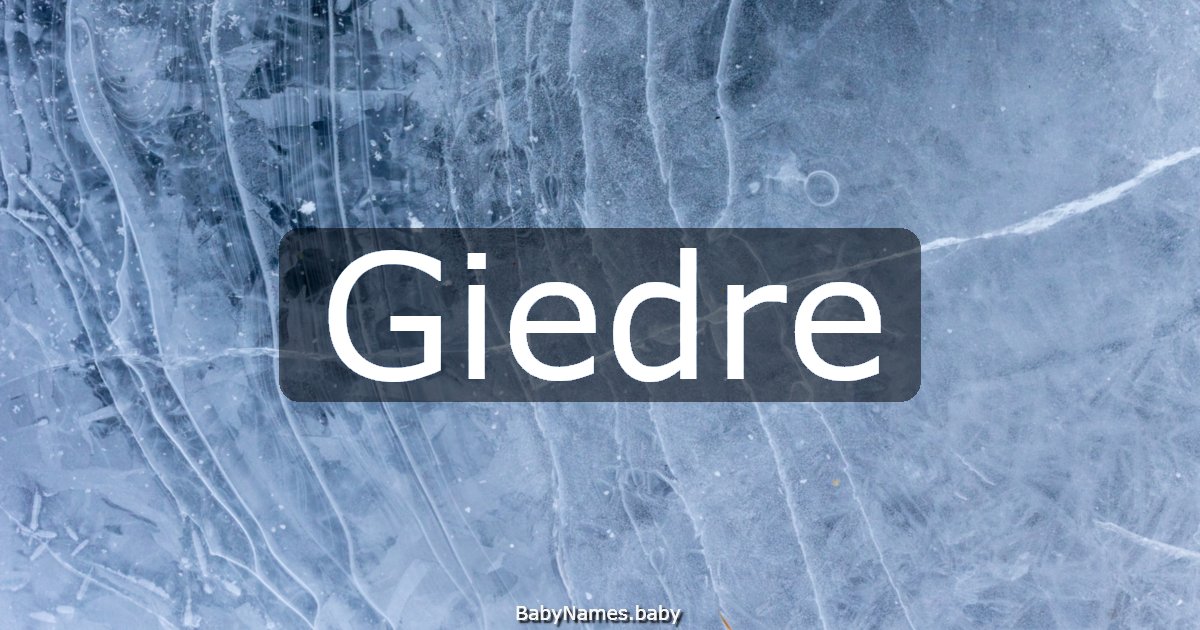 Giedre