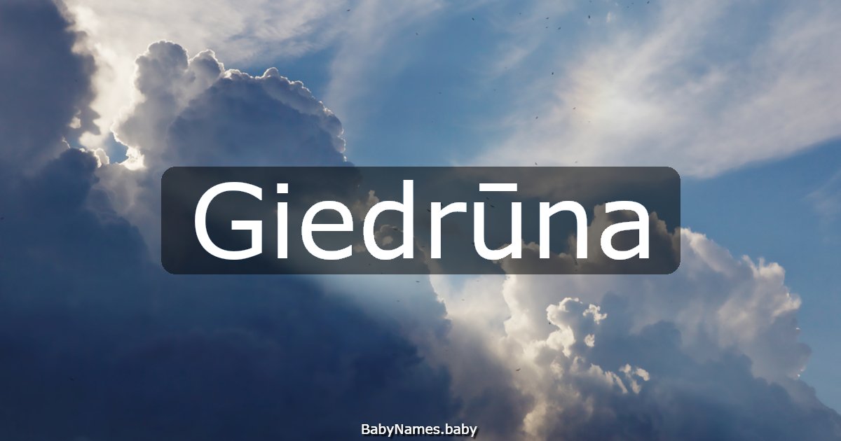 Giedrūna