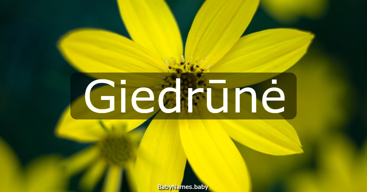 Giedrūnė