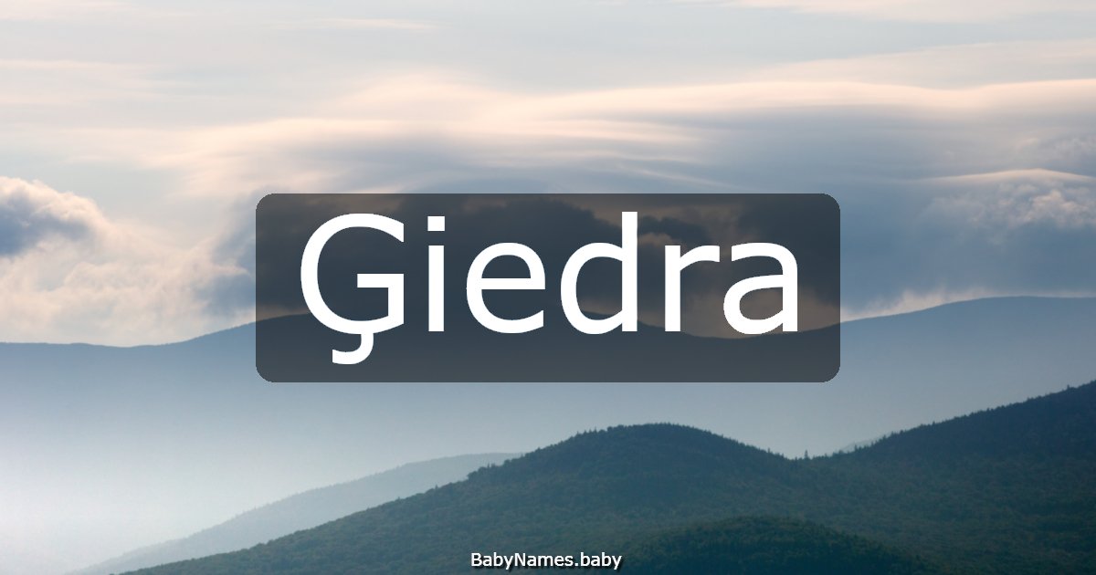 Ģiedra