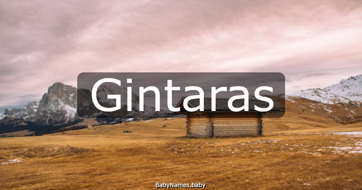 Gintaras