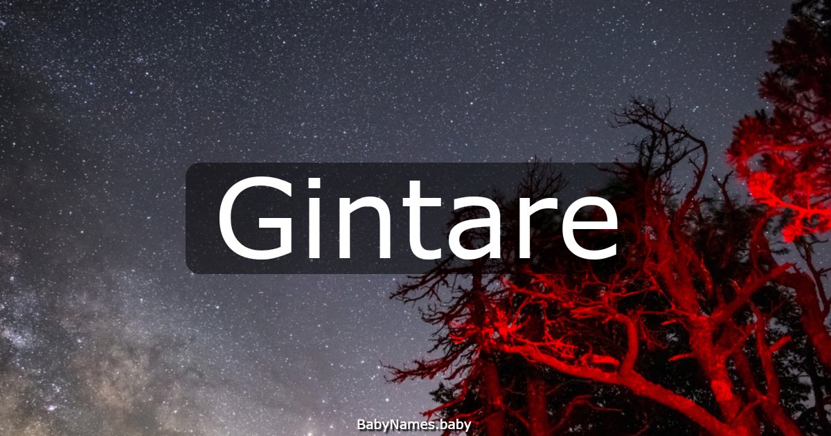 Gintare