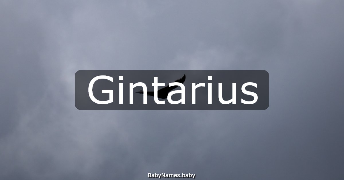 Gintarius