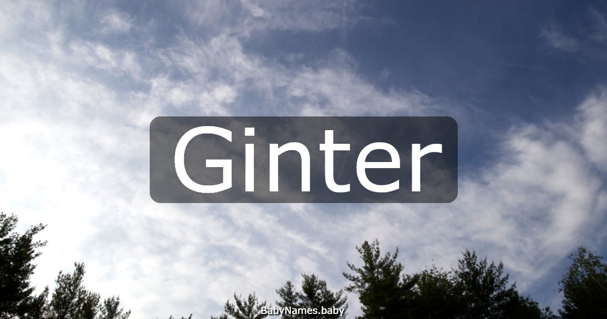 Ginter