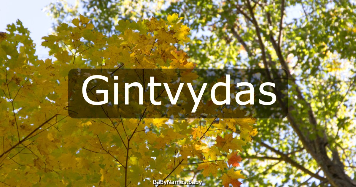Gintvydas