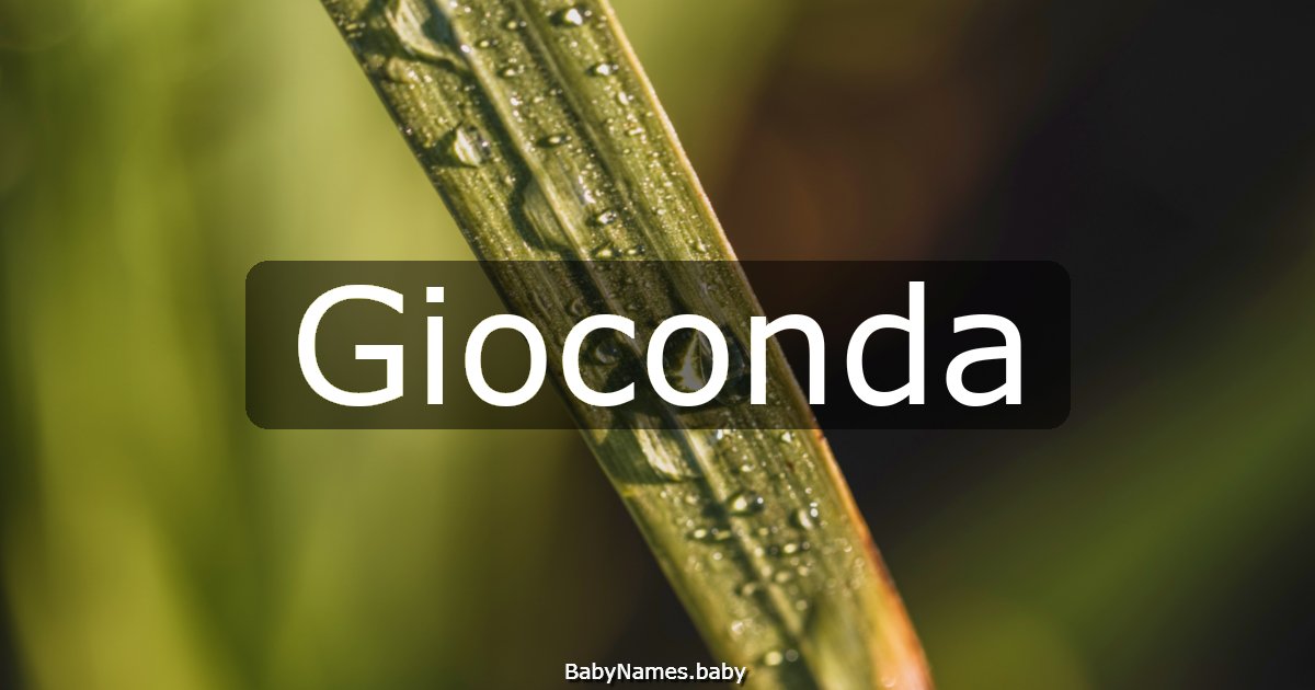 Gioconda