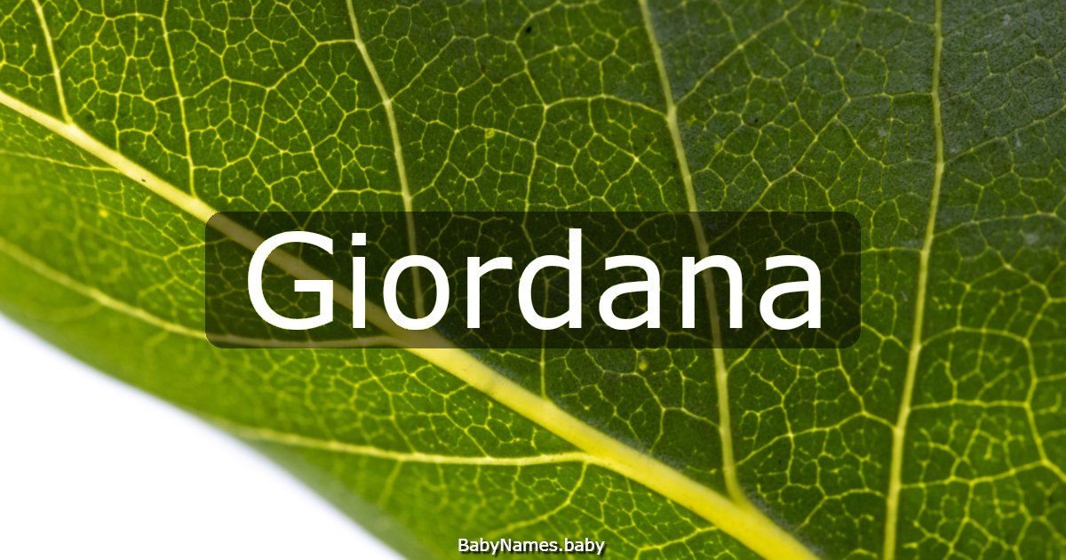 Giordana