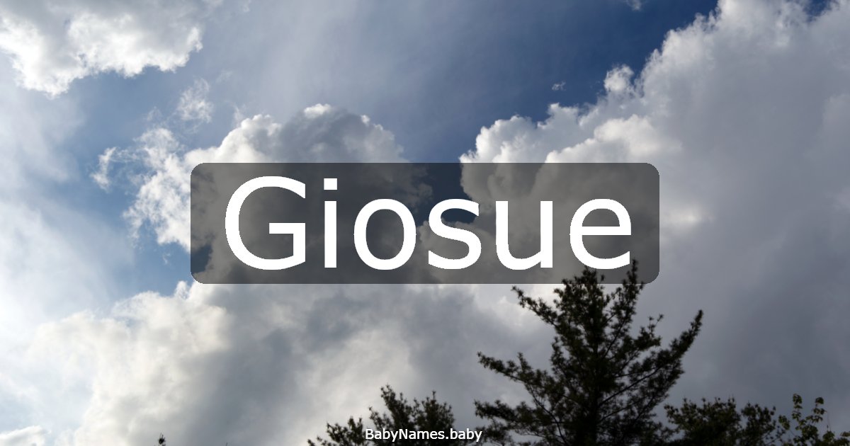Giosue