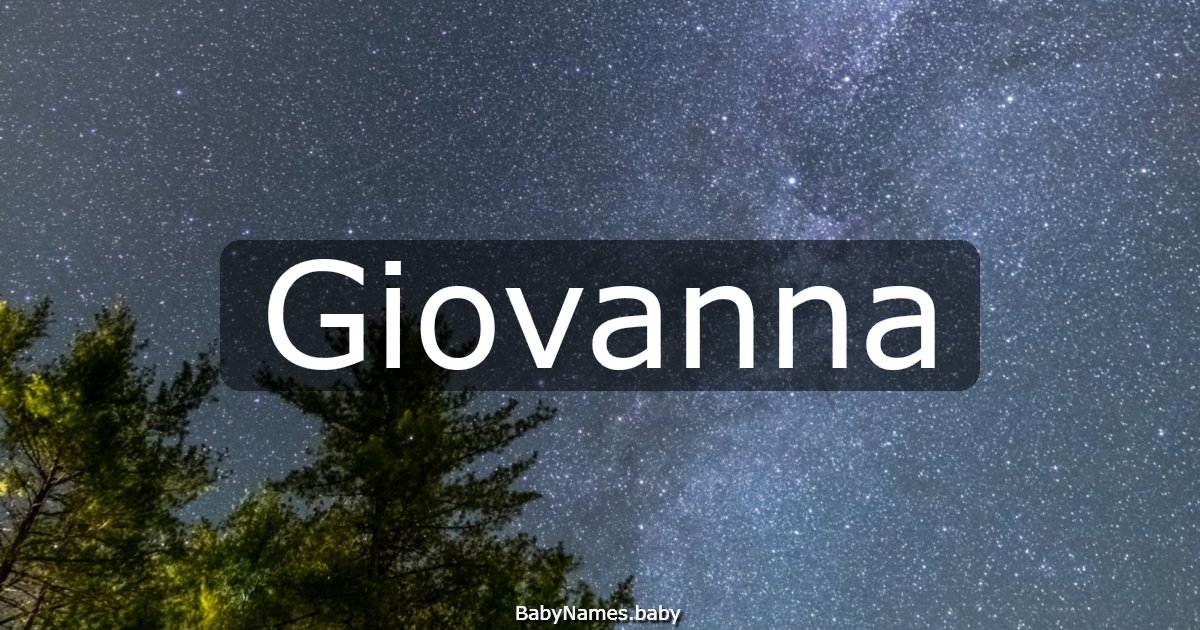 Giovanna