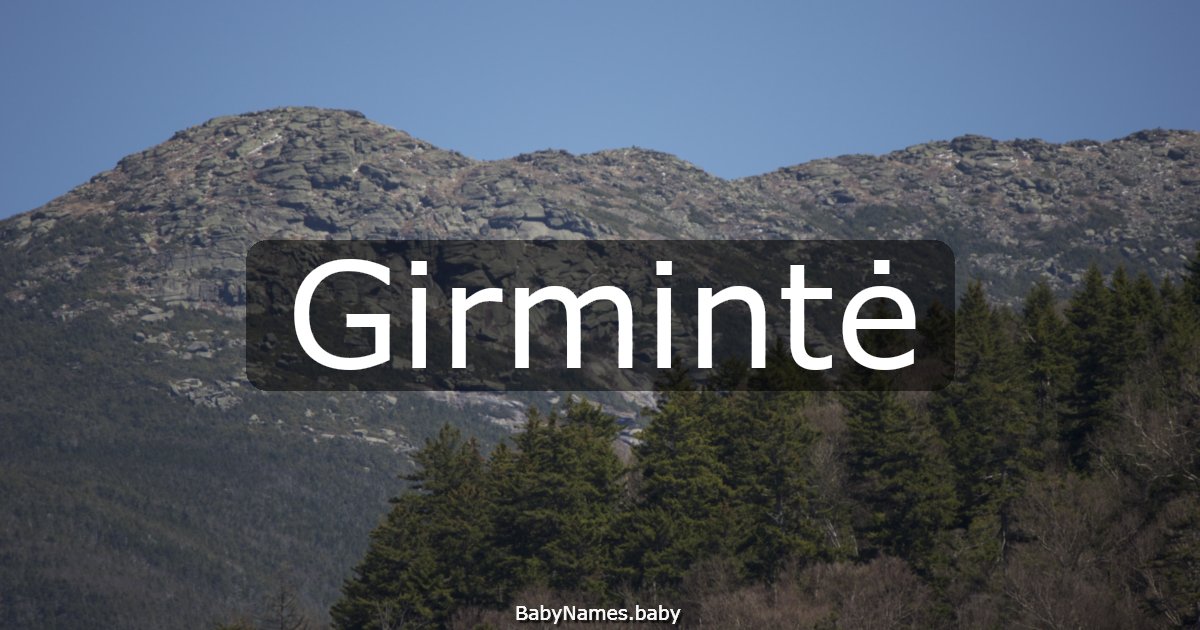 Girmintė