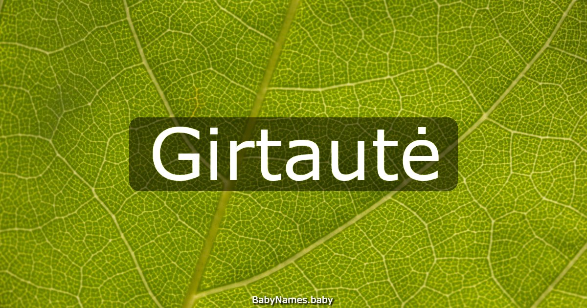 Girtautė