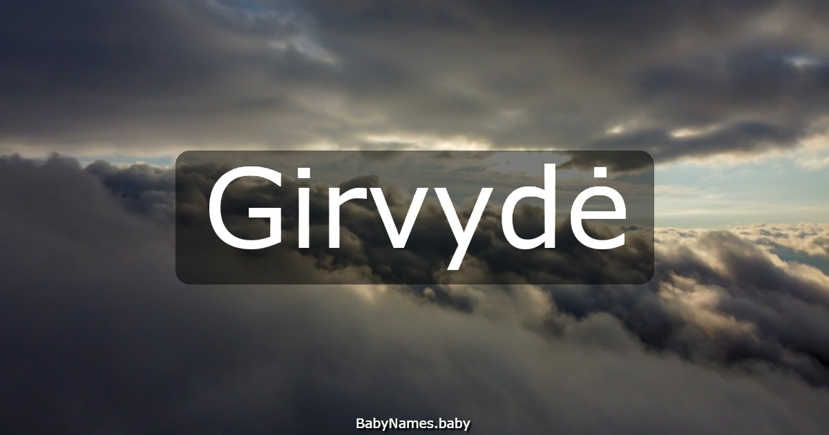 Girvydė