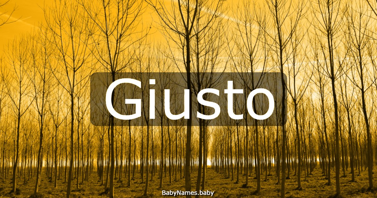 Giusto