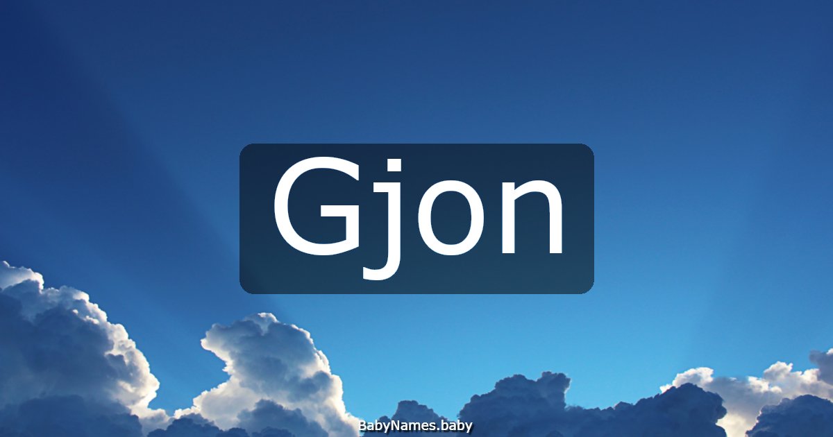 Gjon