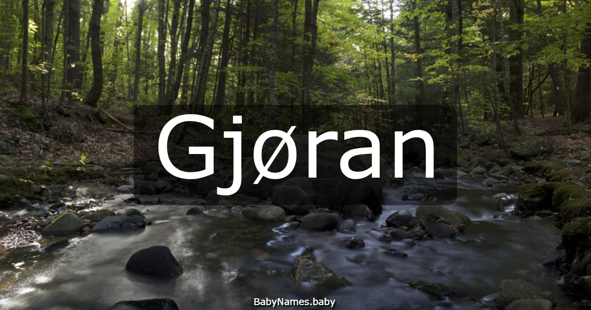 Gjøran