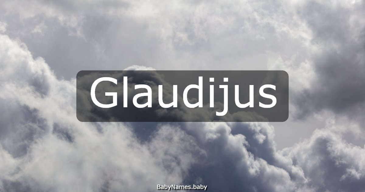 Glaudijus