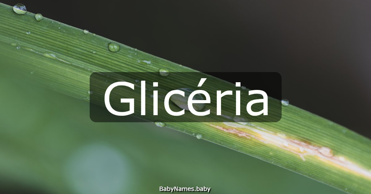 Glicéria