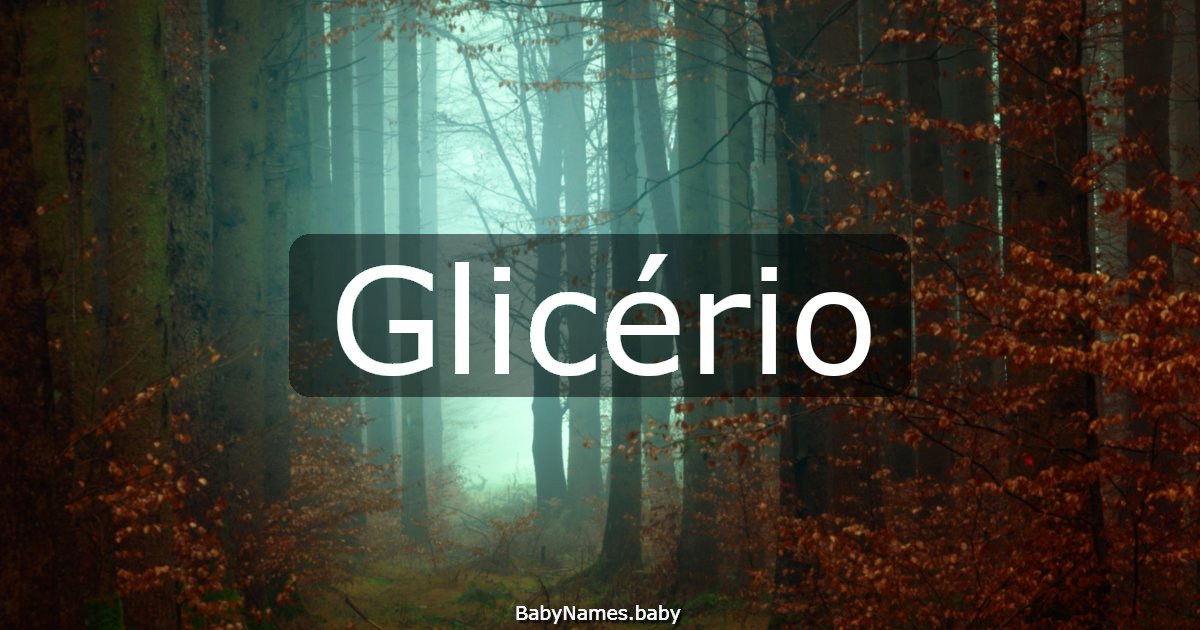 Glicério