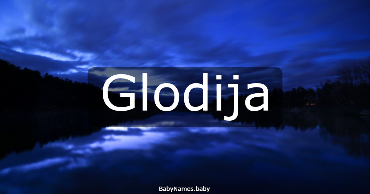 Glodija