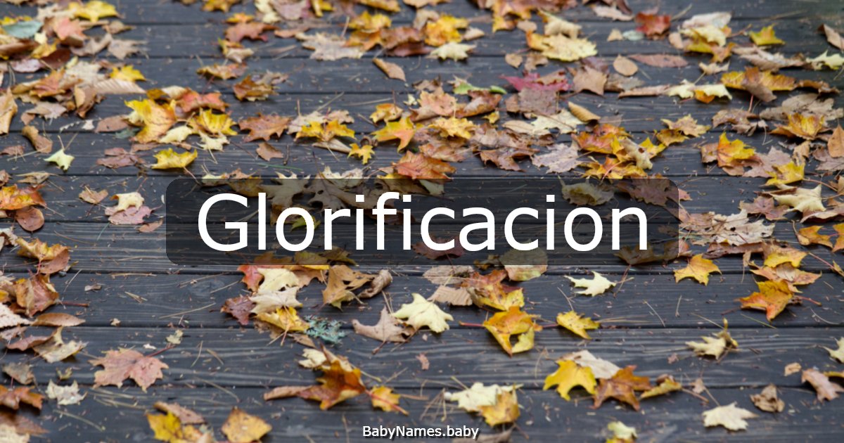 Glorificacion