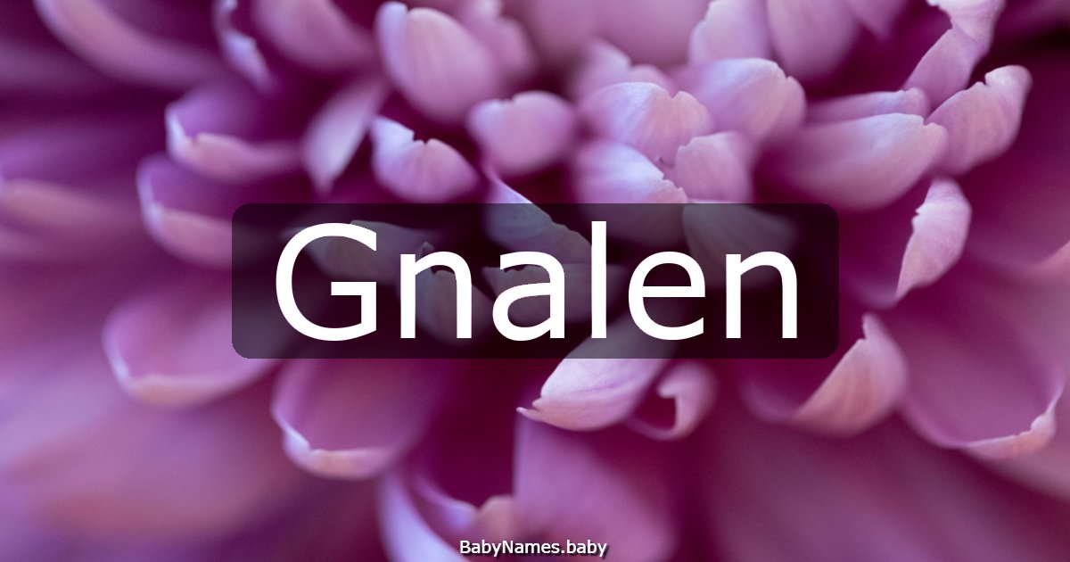 Gnalen