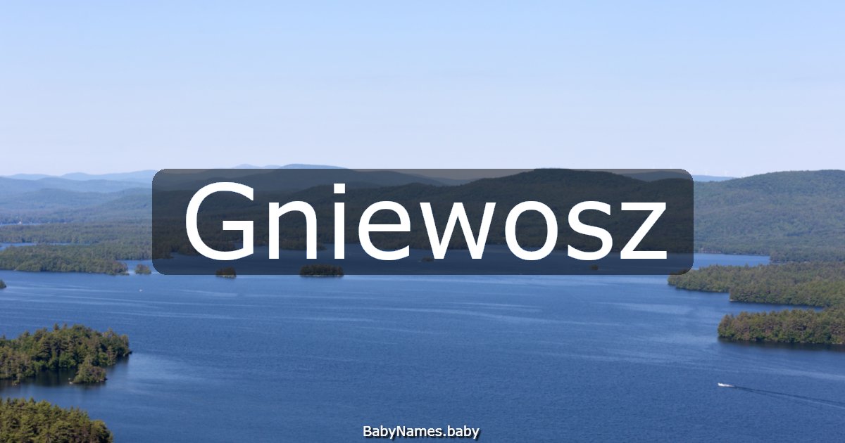 Gniewosz