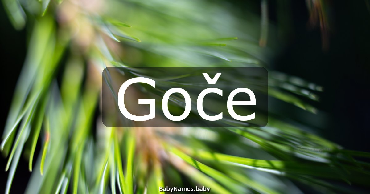Goče
