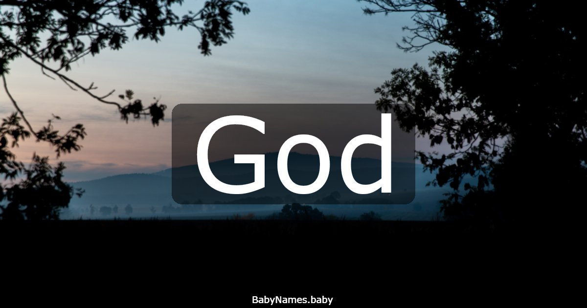 God