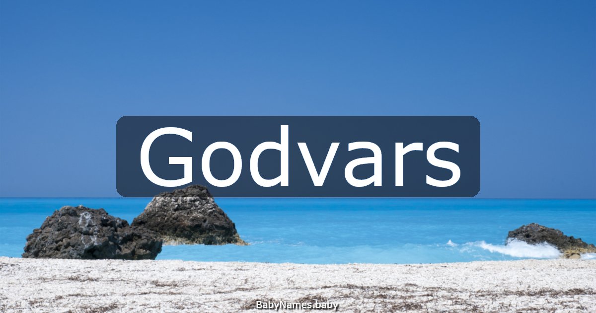 Godvars